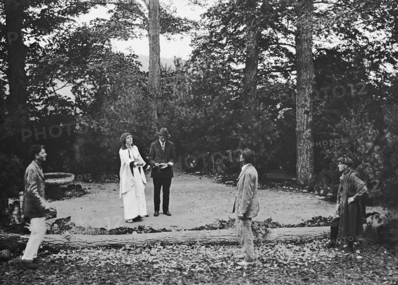 Scene from Sanctuary, A Bird Masque, by Percy MacKaye...Meriden Bird Club...New Hampshire, 1913. Creator: Arnold Genthe.