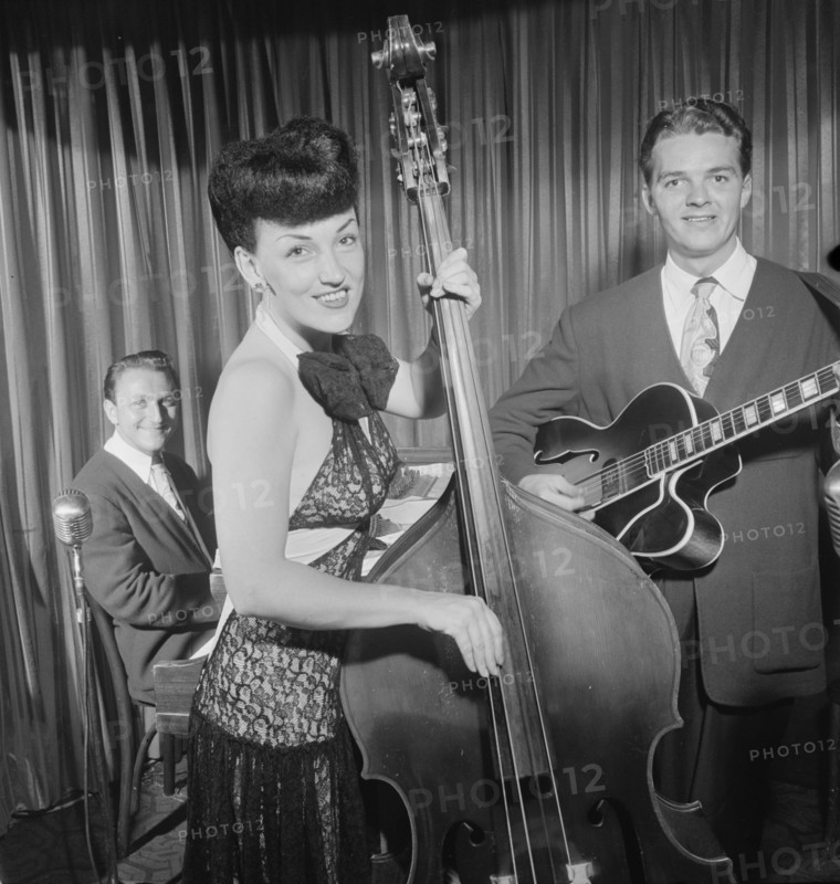 Portrait of Teddy Kaye, Vivien Garry, and Arv(in) Charles Garrison, New York, N.Y., 1946. Creator: William Paul Gottlieb.
