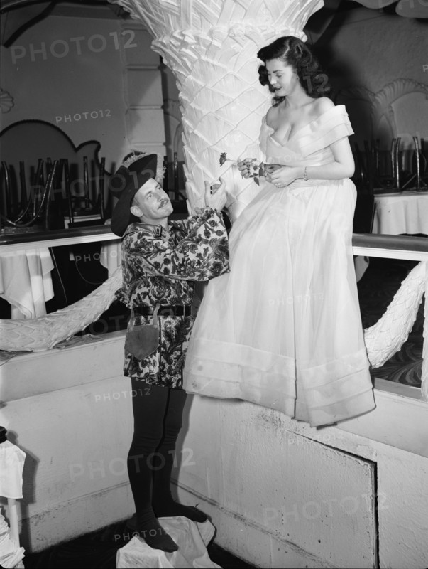 Portrait of Larry Clinton and Betty George, Copacabana(?), New York, N.Y., ca. Sept. 1947. Creator: William Paul Gottlieb.