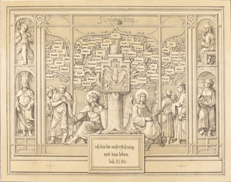 Dedication: Ich bin die Auferstehung und das Leben (I am the resurrection and the life), 1823. Creator: Ferdinand Olivier.