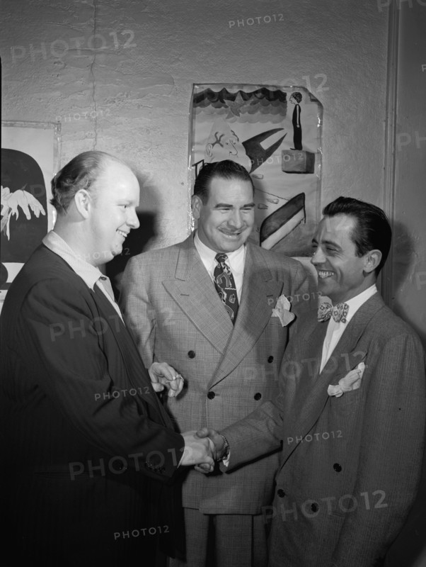Portrait of Boyd Raeburn and Edwin A. Finckel, Edwin A. Finckel's home..., N.Y., ca. July 1946. Creator: William Paul Gottlieb.