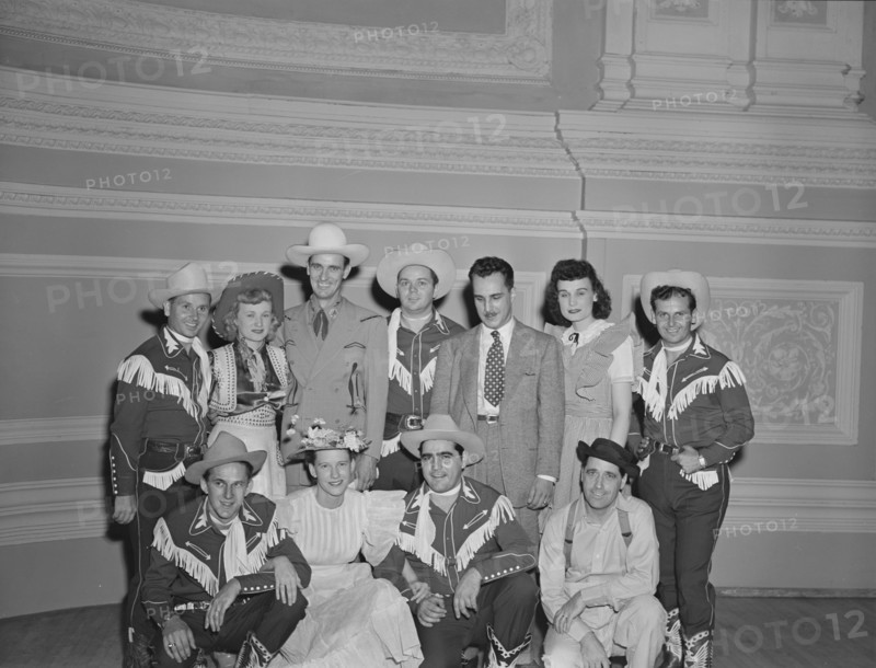 Portrait of Shorty Warren, Rosalie Allen, Ernest Tubb, Cy Sweat...Carnegie Hall, N.Y., Sept.1947. Creator: William Paul Gottlieb.