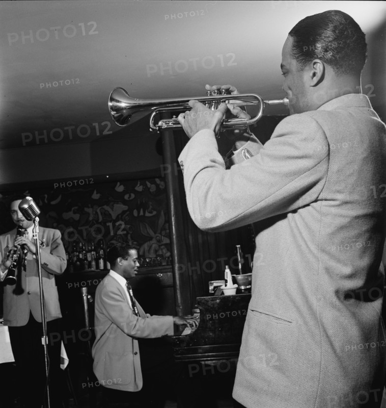 Portrait of (Scoville) Toby Browne, Kenny Kersey, and Buck Clayton, Café Society (Downtown), NY,1947 Creator: William Paul Gottlieb.