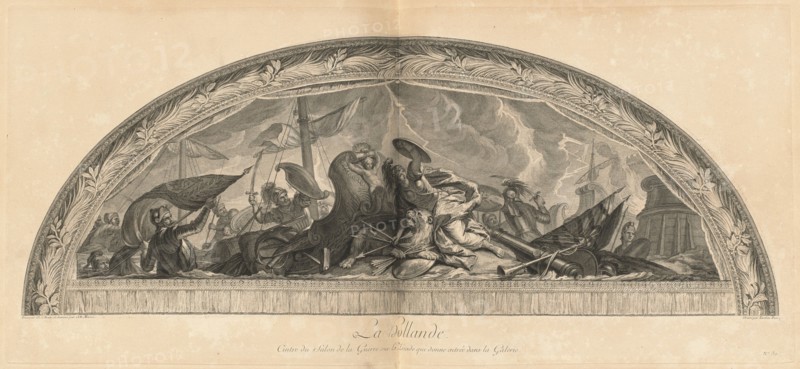 La Hollande Cintre du Salon de la Guerre sur L'Arcade qui donne entrée dans...) [pl. 39], published