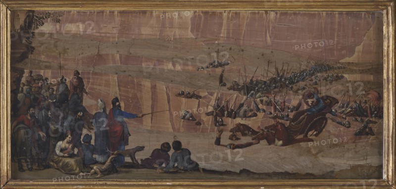 The Israelites crossing of the Red Sea, c. 1620-1630. Creator: Tempesta, Antonio (1555-1630).