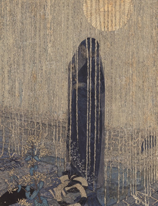 All Saints' Day, 1890-1892. Creator: Schwabe, Carlos (1866-1926).