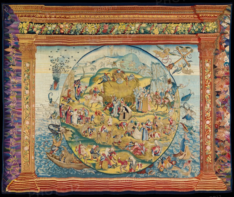 The Haywain or Tribulations of human life (Tapestry), ca 1550-1565. Creator: Brussels Manufactory (1515-1525).