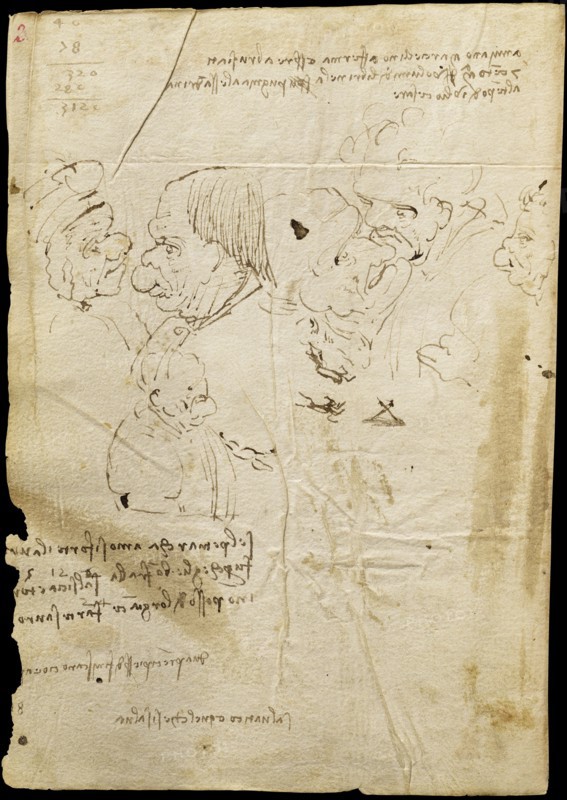 Page of the Codex Trivulzianus, Last quarter of 15th cen.. Creator: Leonardo da Vinci (1452-1519).