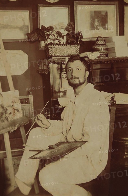 Portrait of André Devambez (1877-1944), 1900s-1910s. Creator: Anonymous.