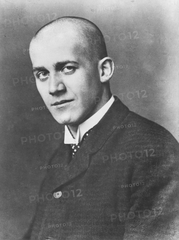 Portrait of Oskar Kokoschka (1886-1980), 1909. Creator: Weis, Wenzel (1858-1929).