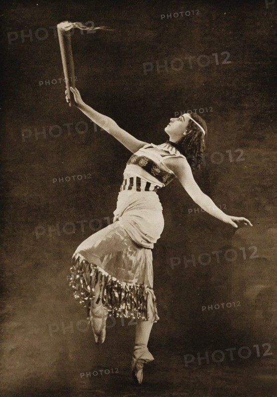 Tamara Karsavina in the Diaghilev's first Paris "Saison Russe" , 1909. Creator: Anonymous.