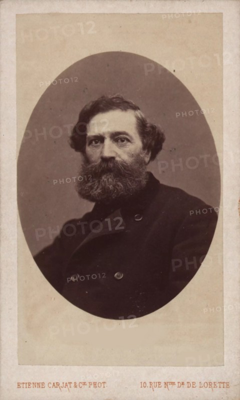 Portrait of the cellist and composer Alfredo Piatti (1822-1901) , ca 1860. Creator: Carjat, Étienne (1828-1906).