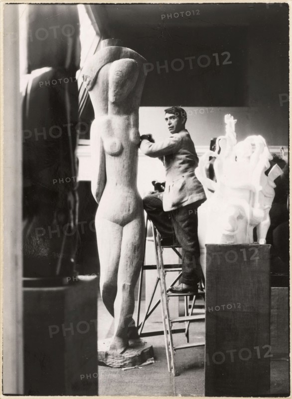 Portrait of Ossip Zadkine (1888-1967), ca 1928-1930. Creator: Anonymous.