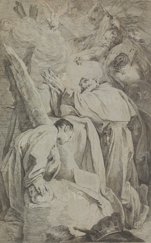 The Blessed Pietro Gambacorti of Pisa, ca 1727. Creator: Bencovich, Federico (1667-1753).
