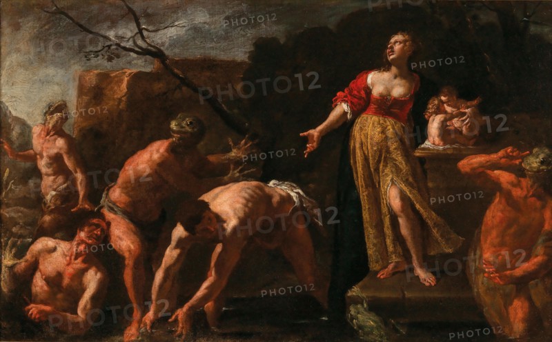 Latona turning the Lycian peasants into frogs. Creator: Vassallo, Antonio Maria (ca. 1620-1664/73).