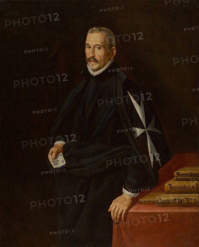 Portrait of the Poet Félix Lope de Vega (1562-1635). Creator: Hamen y León, Juan van der (1596-1631).