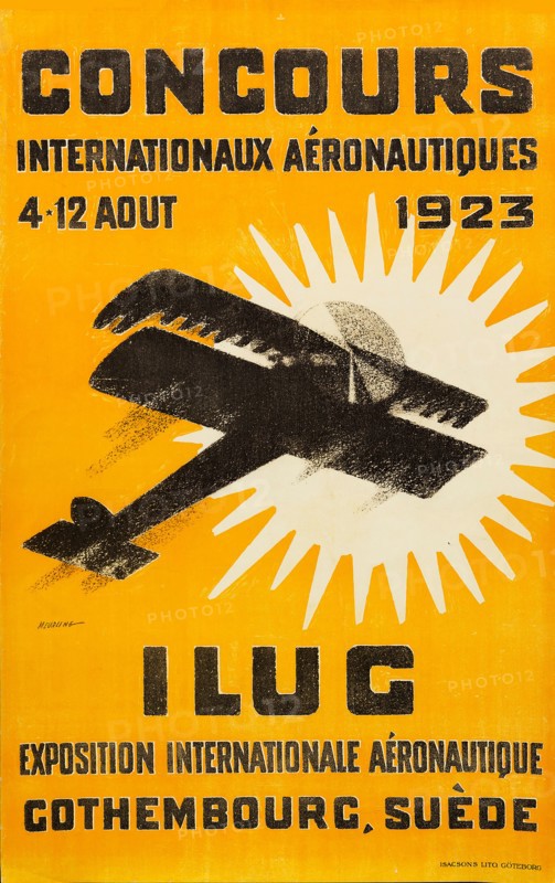 Concours Internationaux Aéronautiques , 1923. Creator: Meurling, Carl (1879-1929).
