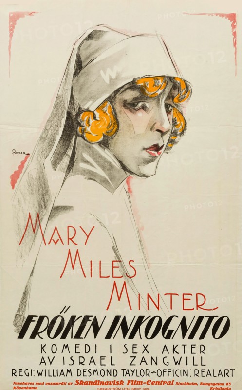 Movie poster "Nurse Marjorie" by William Desmond Taylor  , 1922. Creator: Rohman, Eric (1891-1949).