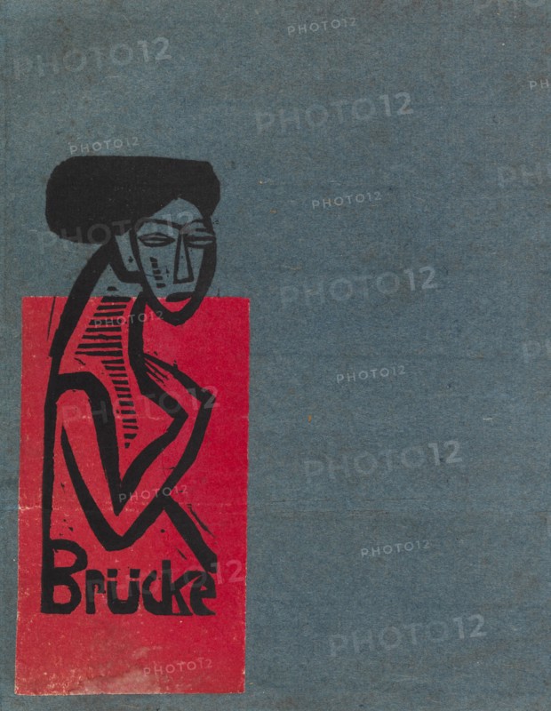 Cover of the catalogue for the exhibition of the artist group "Brücke" at the Gurlitt Gallery...1912 Creator: Kirchner, Ernst Ludwig (1880-1938).