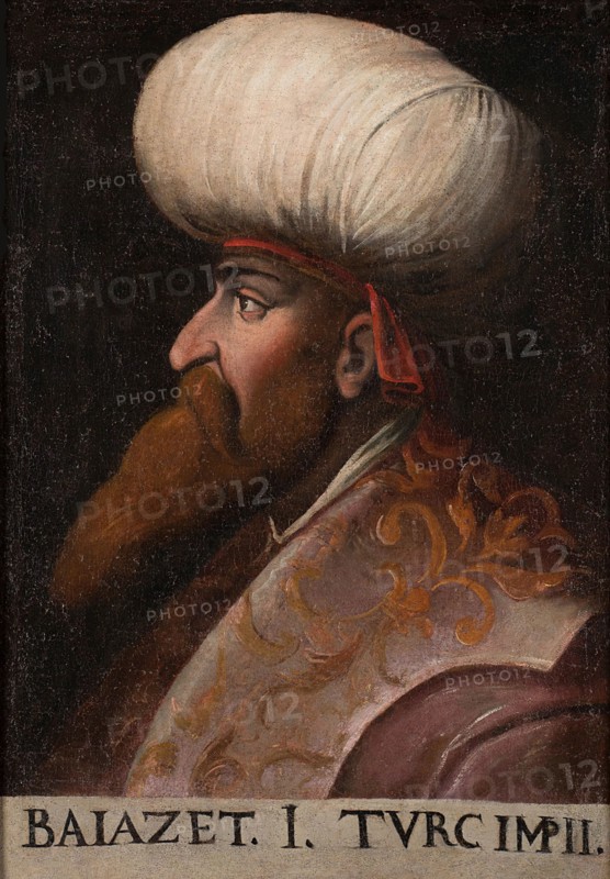 Portrait of Sultan Bayezid I. Creator: Dell'Altissimo, Cristofano (1525-1605).
