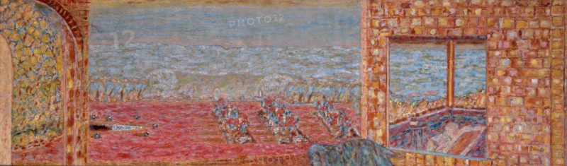 The terrace in the sunlight (La Terrasse en soleillée), 1939-1946. Creator: Bonnard, Pierre (1867-1947).