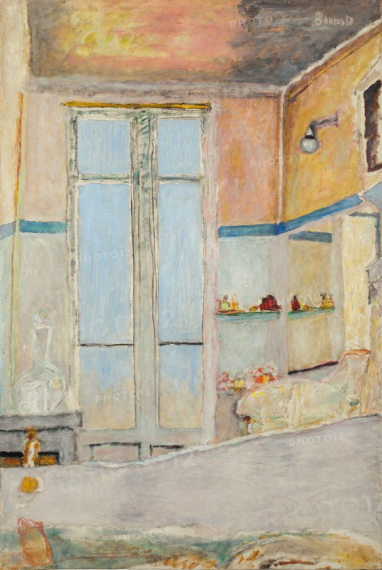 In the bathroom (Dans la salle de bain) , c. 1940. Creator: Bonnard, Pierre (1867-1947).