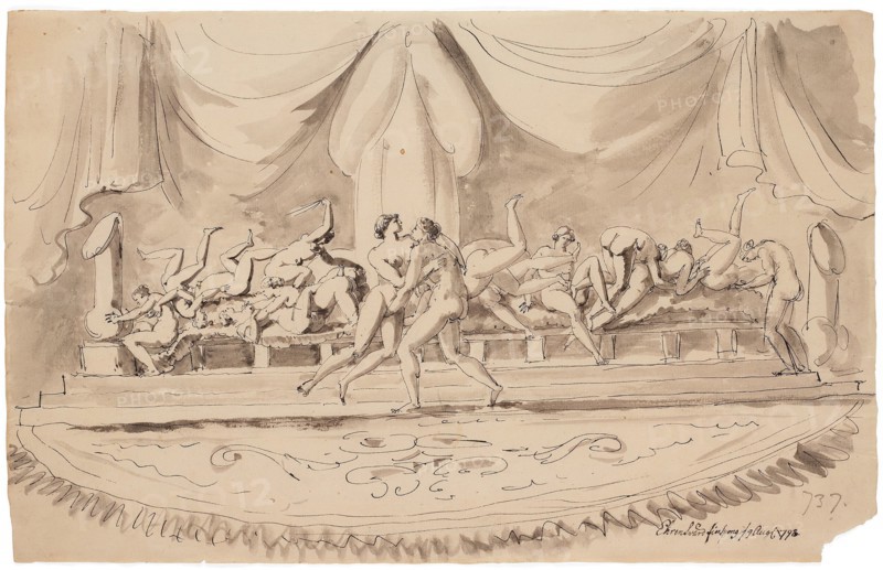Priapus Festival, 1798. Creator: Ehrensvärd, Carl August (1745-1800).