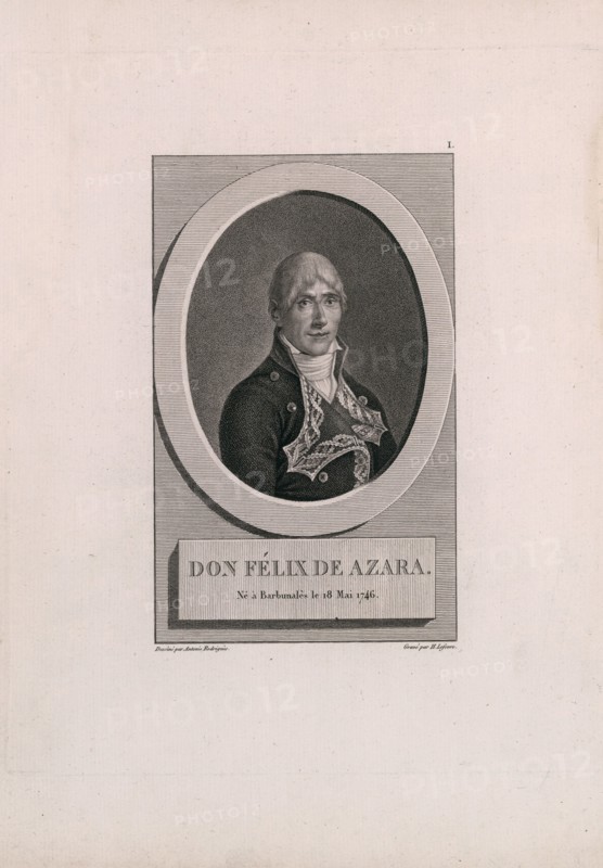 Portrait of Félix de Azara y Perera (1746-1821), 1806. Creator: Rodríguez Onofre, Antonio (1765-ca. 1825).