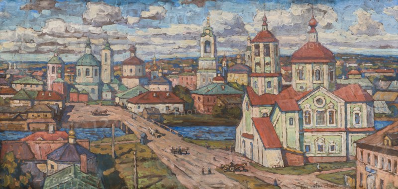 View of Toropets. Creator: Petrovichev, Pyotr Ivanovich (1874-1947).