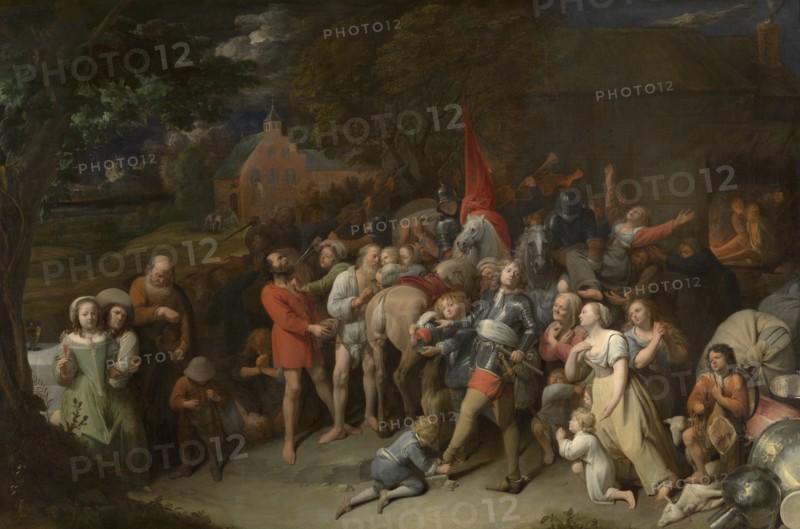Plundering Soldiers , 1655-1660. Creator: Ryckaert (Rijckaert), David (1612-1661).