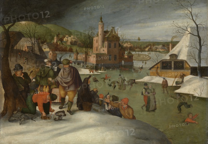 The Four Seasons: Winter, 1607. Creator: Grimmer, Abel (1570-1619).