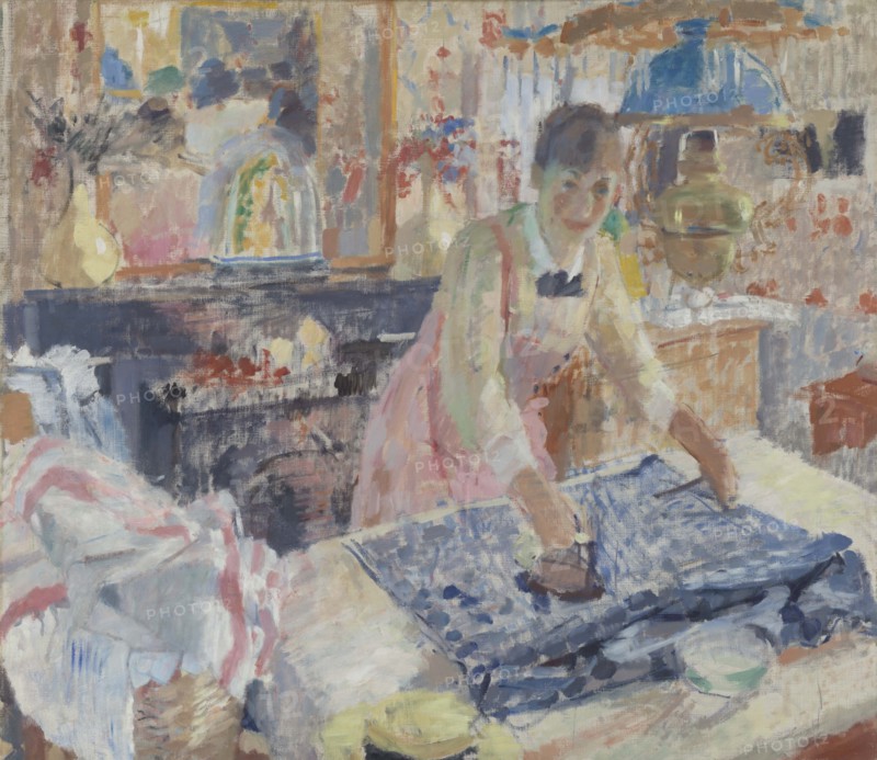 Woman Ironing, 1912. Creator: Wouters, Rik (1882-1916).