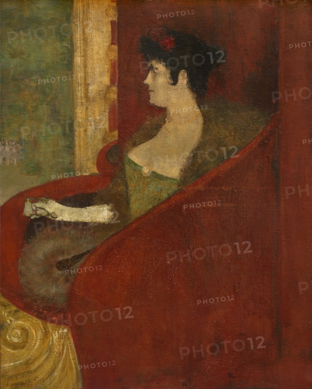 The Theatre Box, 1896. Creator: Evenepoel, Henri Jacques Edouard (1872-1899).