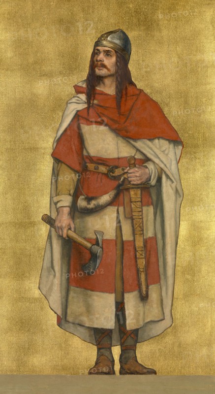 Baldwin VII (1093-1119), Count of Flanders, 1889. Creator: Vriendt, Albrecht de (1843-1900).
