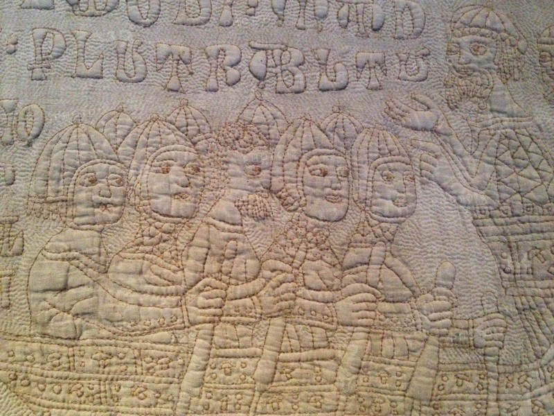 Tristan Quilt or Tristan and Isolde Quilt (Detail), Second Half of 14th cen.. Creator: Anonymous master.