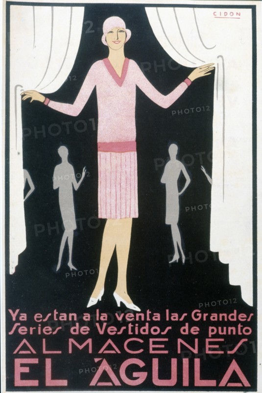Advertising poster for 'Almacenes el Aguila' in Barcelona, 1940. Creator: Cidon i Navarro, Francisco (1871-1941).
