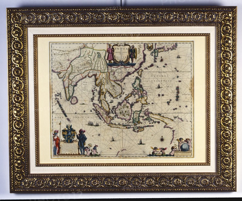 India quae orientalis dicitur et insulae adiacentes,1640.  Creator: Blaeu, Willem (siglo XVII).
