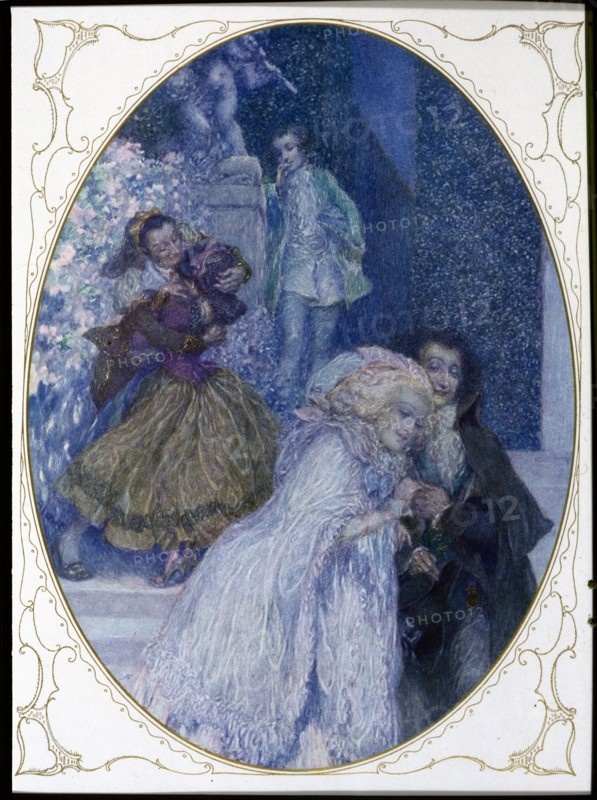 Scene from the work 'The Marriage of Figaro', 1910, composed in 1786 by Mozart. Creator: MOZART, W.A. (1756 - 1791).