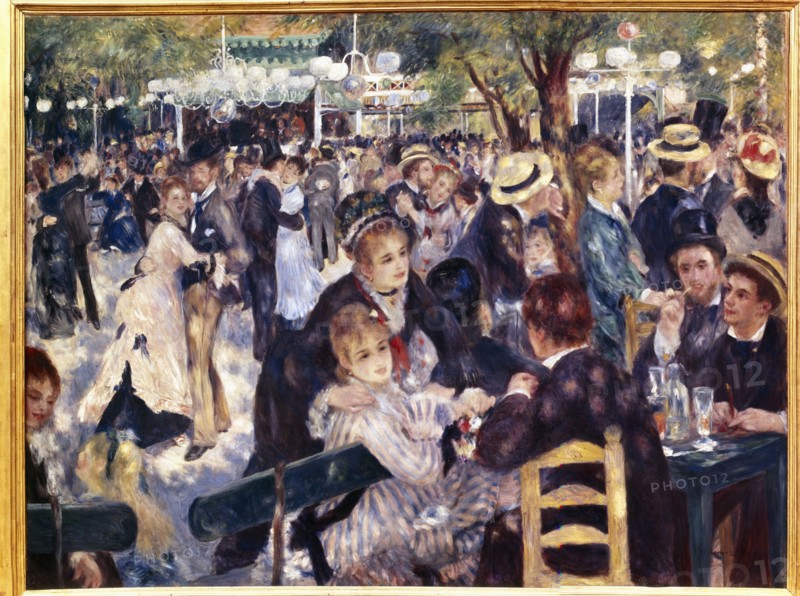 'Le Moulin de la Galette', 1876. Creator: Renoir, Pierre Auguste. (1841-1919).