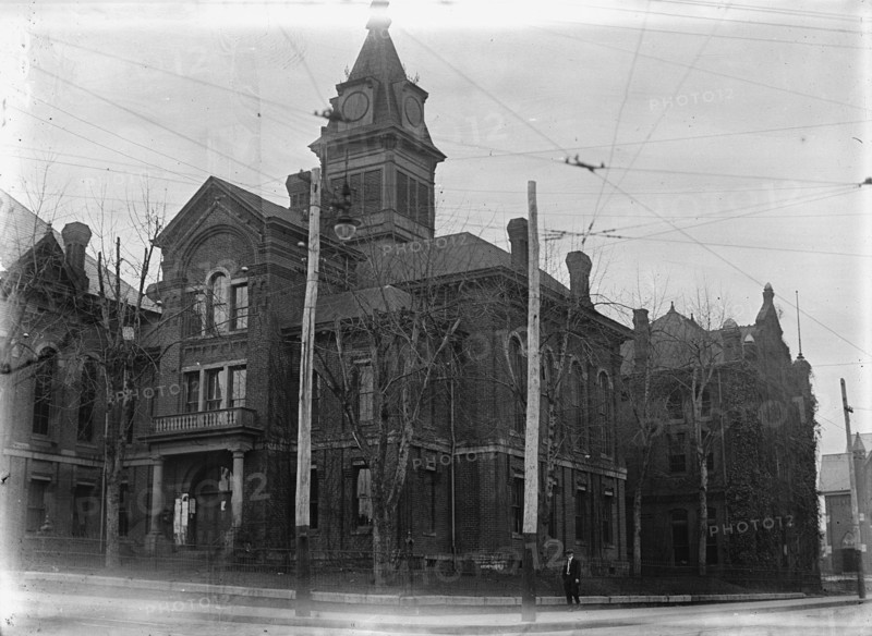 Feud - Scenes in Virginia Mountain Town at Trial After Feud, 1912. Creator: Harris & Ewing.