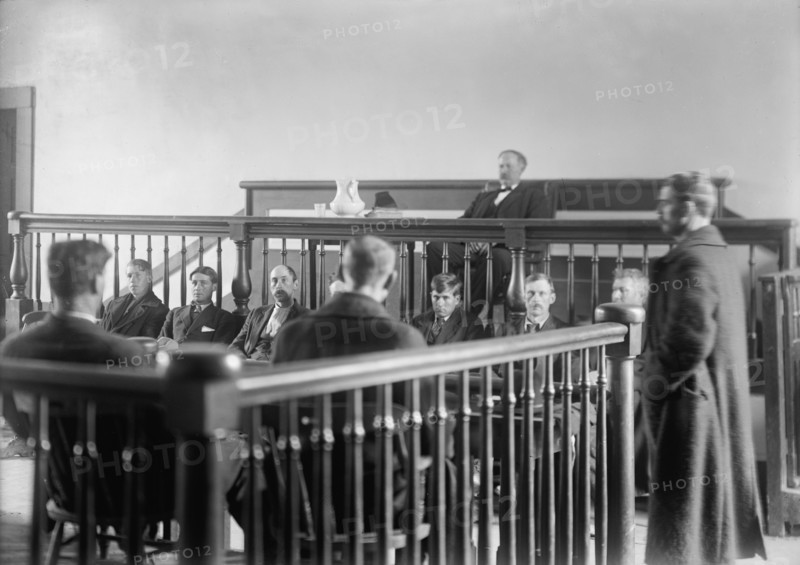Feud - Scenes in Virginia Mountain Town at Trial After Feud, 1912. Creator: Harris & Ewing.