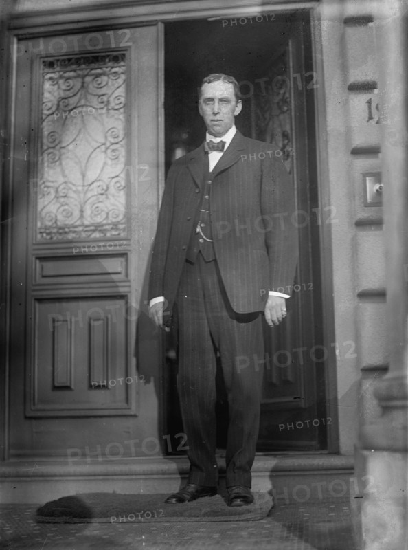 Walter Lowrie Fisher, Secretary of The Interior, Snap, 1911.  Creator: Harris & Ewing.
