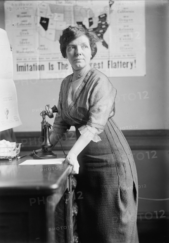 Antoinette Funk, Co-Chairman N.A.W.S.A., 1914. Creator: Harris & Ewing.