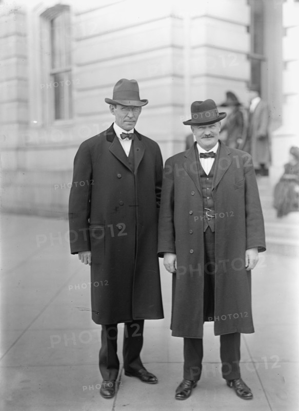 John Henry Goeke, Rep from Ohio, Left, with Rep. J.D. Post, 1913. Creator: Harris & Ewing.