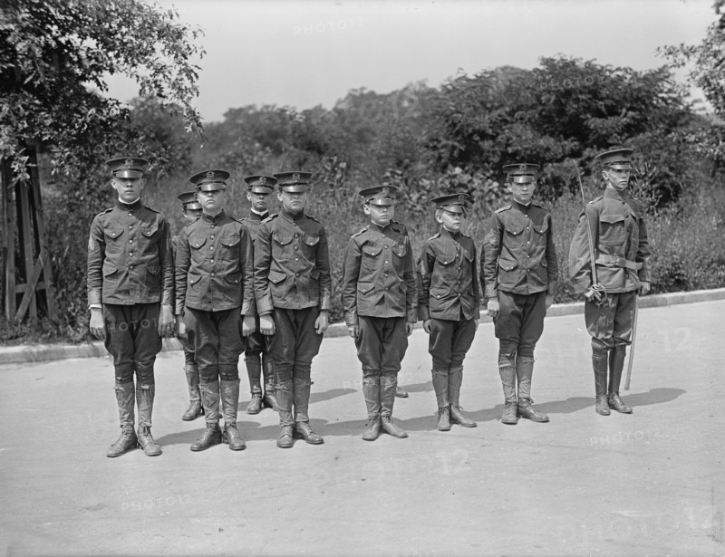 Junior American Guard, Drilling, 1917. Creator: Harris & Ewing.