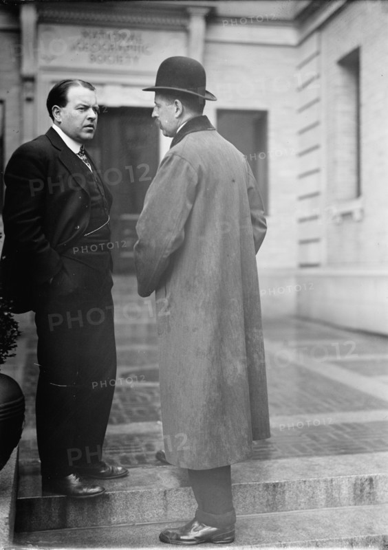 Dr. John Oliver Laforce [sic], Asst. Ed. Dir., National Geographic Society...with F.E. Johnson, 1913 Creator: Harris & Ewing.