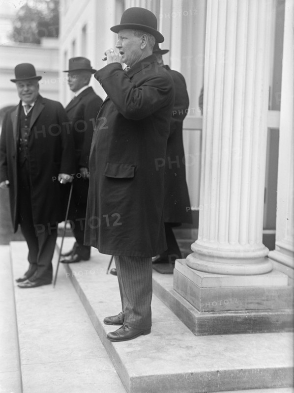 Franklin K. Lane, left, 1913.  Creator: Harris & Ewing.