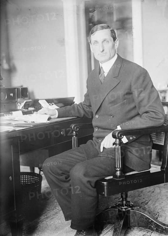 William Gibbs McAdoo, Secretary of The Treasury, at Desk, 1913. Creator: Harris & Ewing.