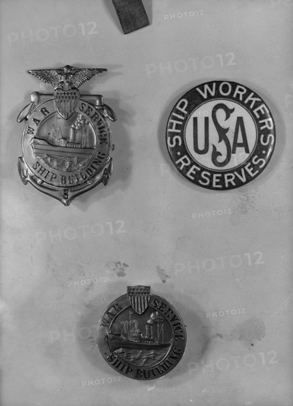 Medals, Decorations, Etc. - Army Medals, 1917. Creator: Harris & Ewing.
