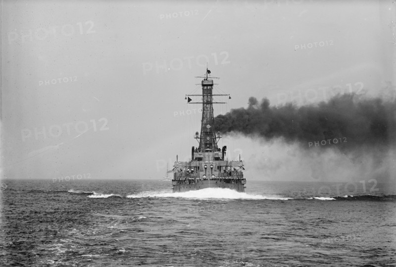 U.S.S. Rhode Island, 1913. Creator: Harris & Ewing.